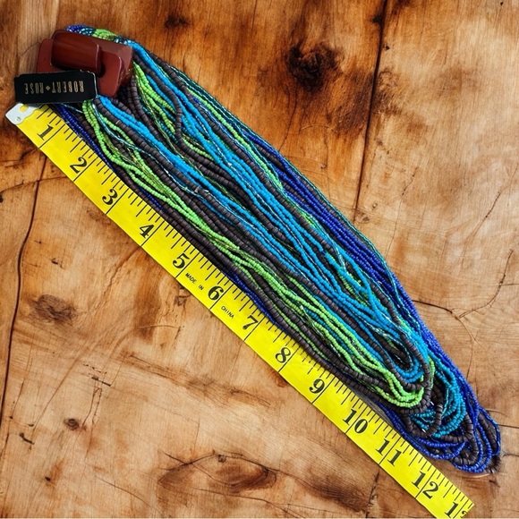 Robert Rose Multicolor Beaded Necklace *NWT* - Picture 3 of 4